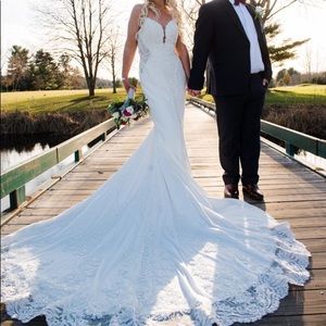 Martina Lina 1004 Ivory wedding dress